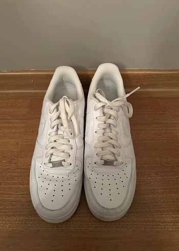 Nike AirForce Erkek Beyaz Sneakers - Görsel 2