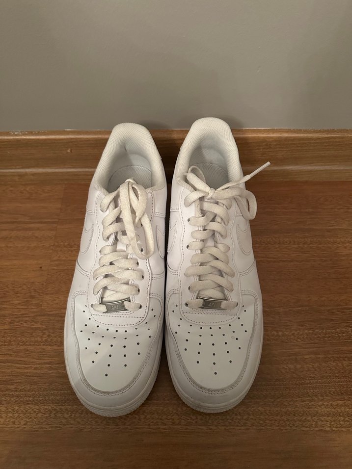 Nike AirForce Erkek Beyaz Sneakers - Görsel 2