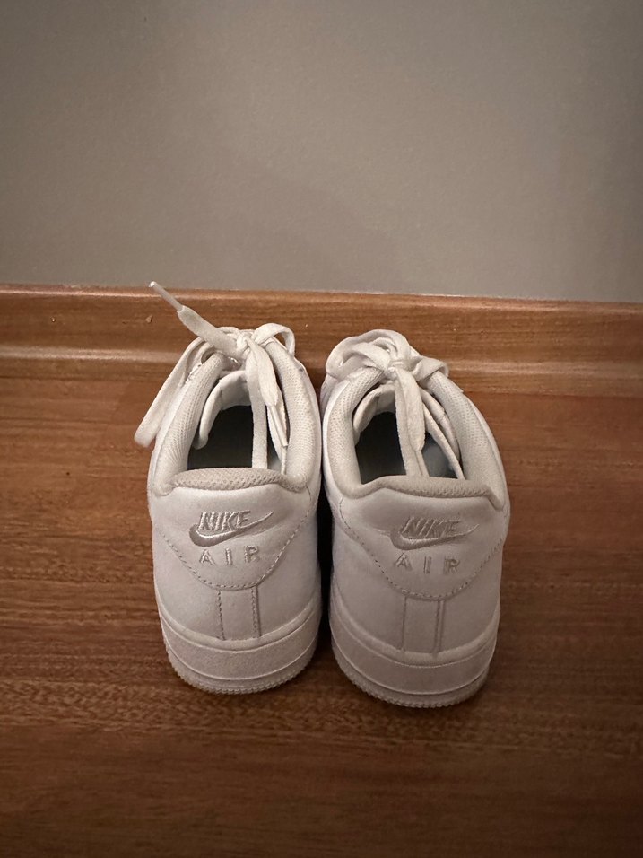 Nike AirForce Erkek Beyaz Sneakers - Görsel 4