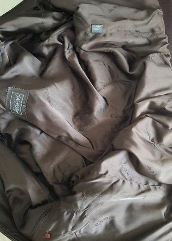 Kahverengi %100 Deri Biker Ceket - Görsel 4