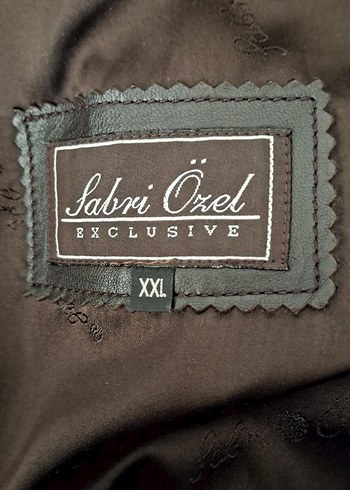 Kahverengi %100 Deri Biker Ceket - Görsel 6