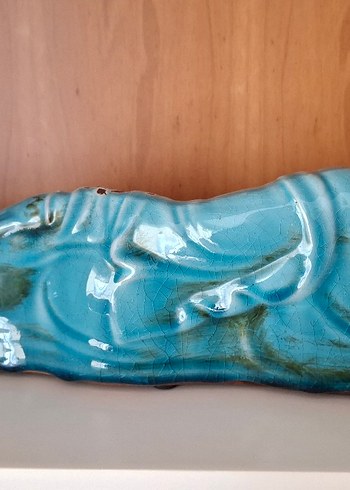 Parlak Turkuaz Renkli Figürin - Görsel 4