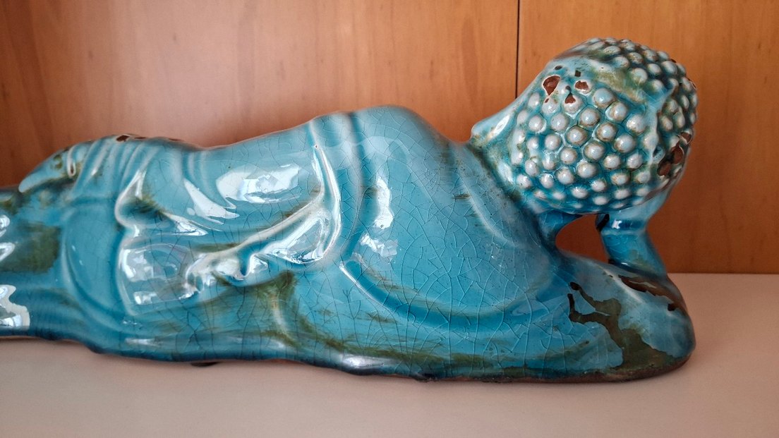 Parlak Turkuaz Renkli Figürin - Görsel 5