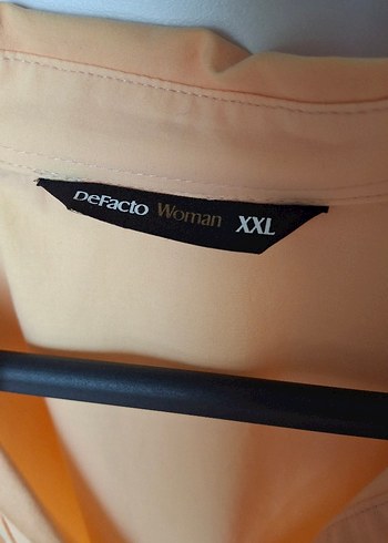 Pudra %100 Pamuk Rahat Kesim Kadın Gömlek - Görsel 2