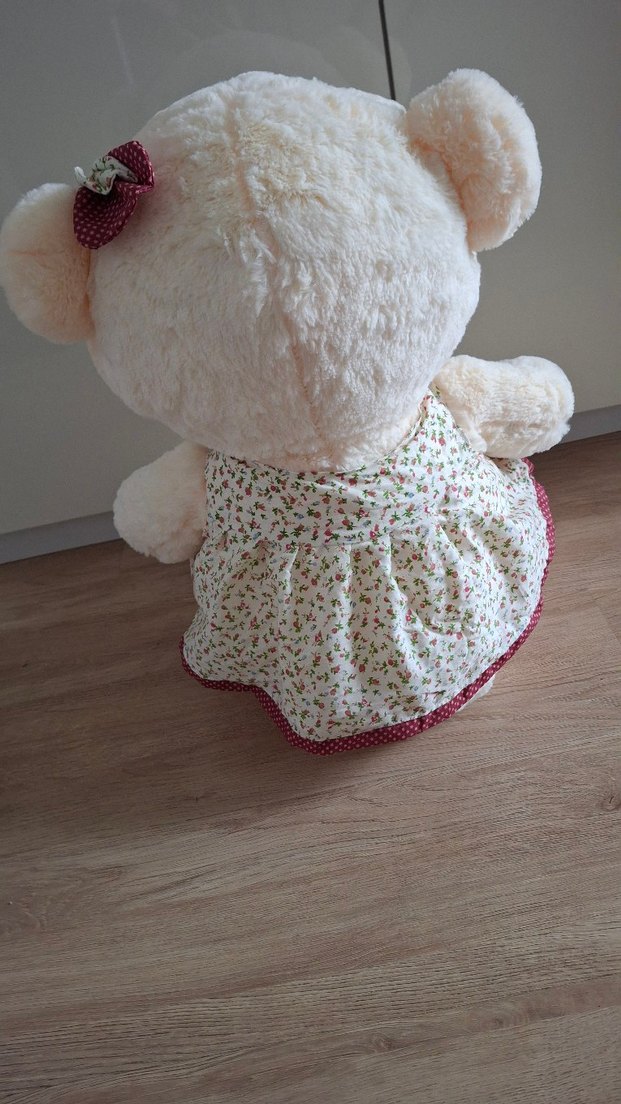 Beyaz Peluş Ayıcık Oyuncak - Görsel 4