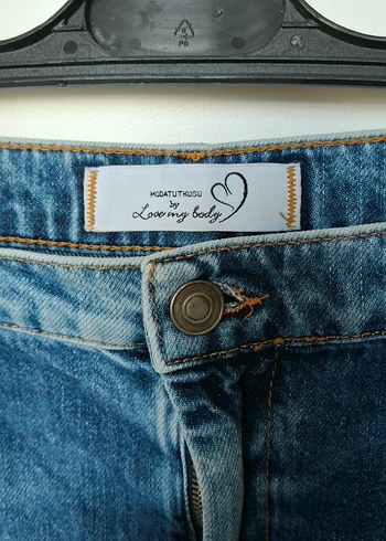 LOVE MY BODY MODA TUTKUSU CENGİZ ABAZOĞLU YAPIMI KOT ETEK - Görsel 2