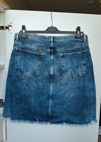 LOVE MY BODY MODA TUTKUSU CENGİZ ABAZOĞLU YAPIMI KOT ETEK - Görsel 4