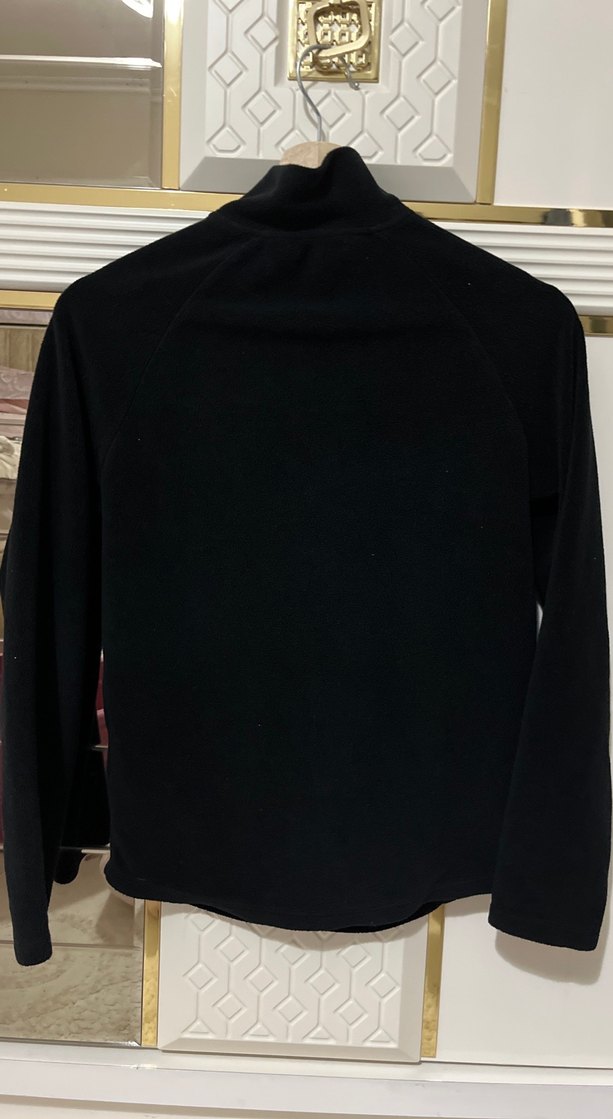 Kadın Siyah Fermuarlı Yüksek Yaka Sweatshirt - Görsel 2