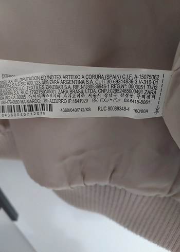 Beyaz Peluş Detaylı Kadın Kışlık Ceket - Görsel 3