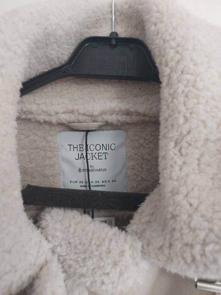 Stradivarius Kürklü Süet Kısa Kadın Ceket - Görsel 2