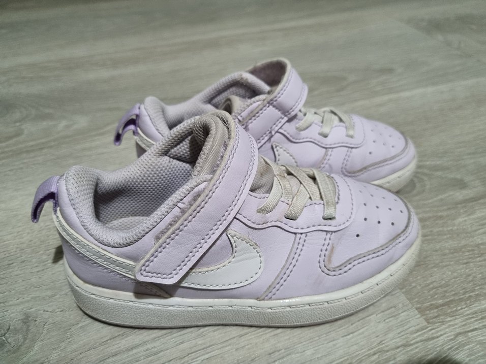 Kız Çocuk Açık mor Cırt Cırtlı Spor Ayakkabı - Görsel 4