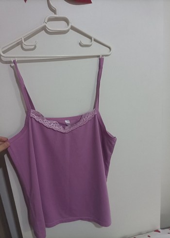 Mor Rahat Askılı Kadın Pijama Takımı L beden - Görsel 5