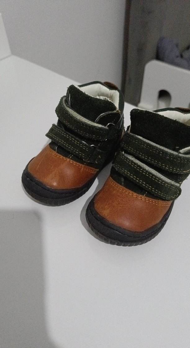 Kahverengi Tokalı Erkek İlk Adım Ayakkabısı - Görsel 2