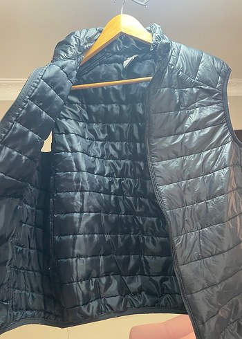 Lacivert Fermuarlı Unisex Yelek - Görsel 2