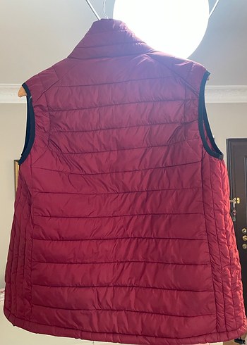 Bordo Fermuarlı Zara Yelek - Görsel 3