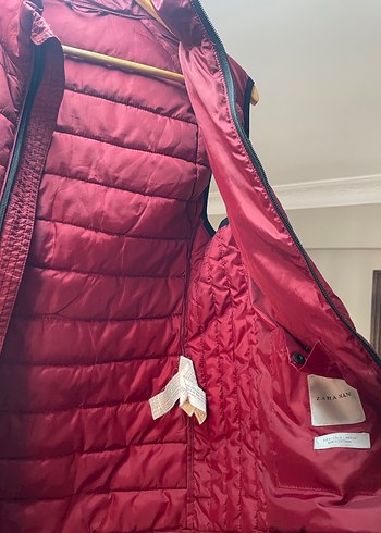 Bordo Fermuarlı Zara Yelek - Görsel 2