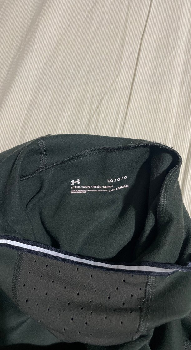 Erkek Haki Fermuarlı Yüksek Yakalı Sweatshirt - Görsel 3