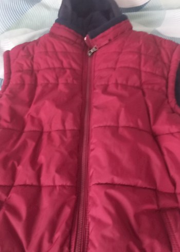 Bordo şişme erkek yelek - Görsel 3