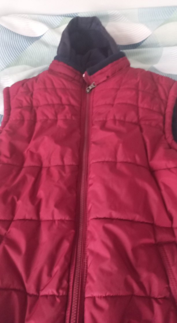 Bordo şişme erkek yelek - Görsel 3