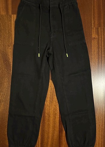 Bershka lastikli denim pantolon - Görsel 2