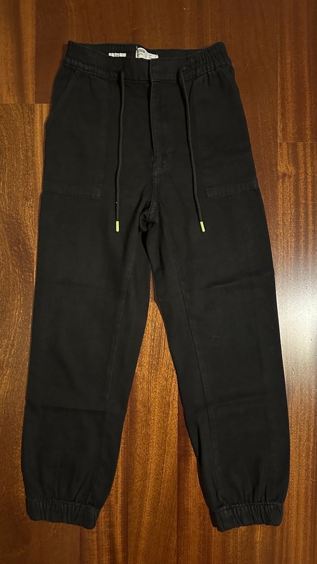 Bershka lastikli denim pantolon - Görsel 2