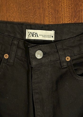 Zara yüksek bel geniş paça jean - Görsel 3