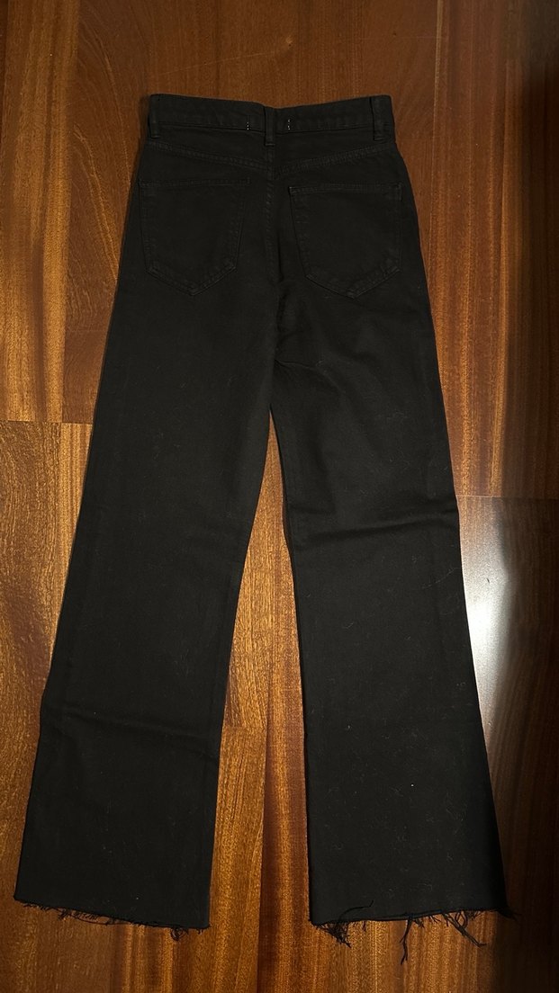 Zara yüksek bel geniş paça jean - Görsel 2