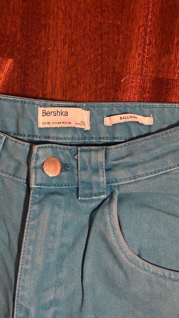 Bershka orta bel balloon jean - Görsel 3