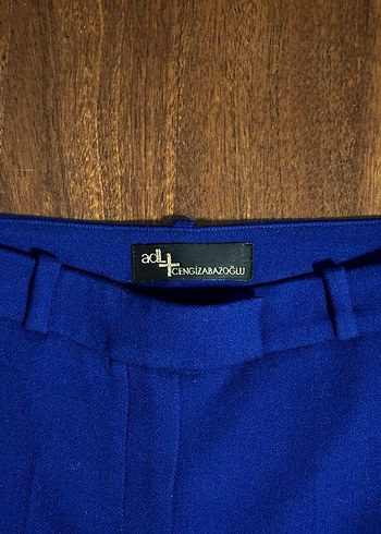 Adil Işık koyu mavi kumaş pantolon - Görsel 2