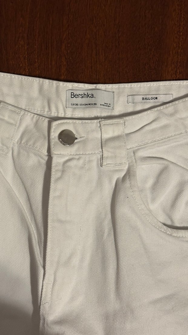 Bershka orta bel balloon jean - Görsel 2