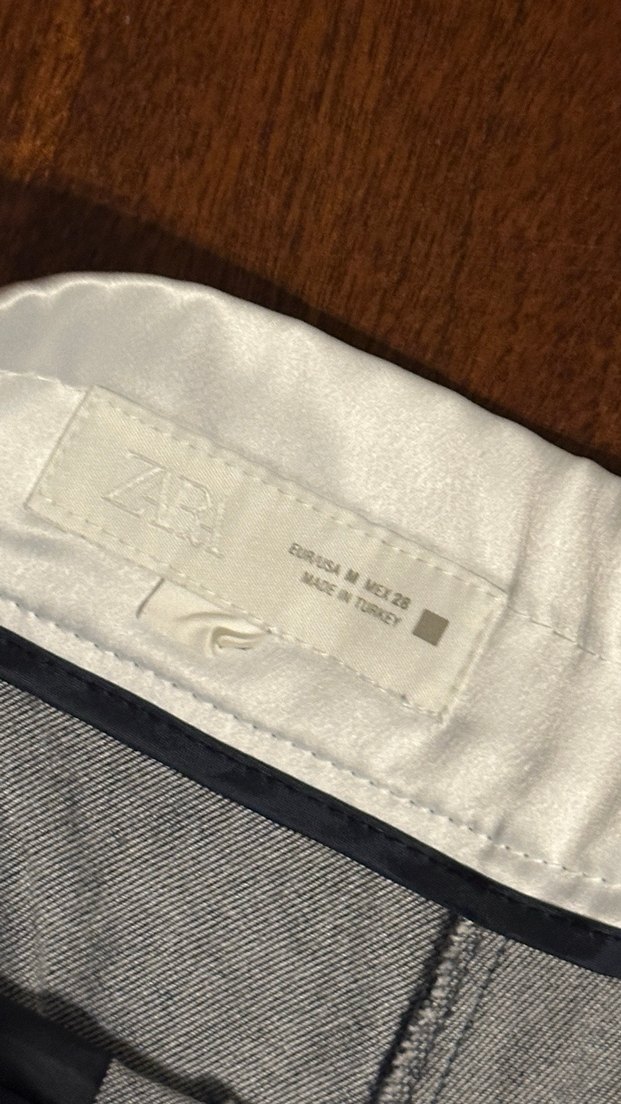 Zara düşük bel geniş paça kumaş pantolon - Görsel 3