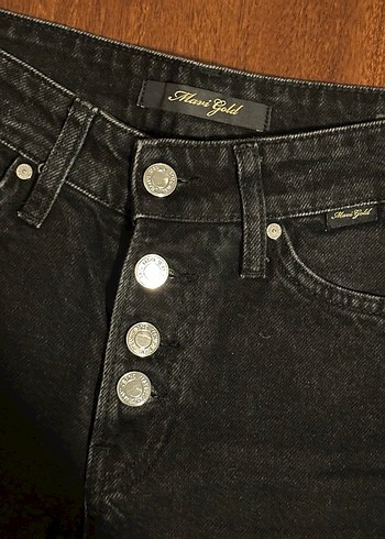 Mavi Gold yüksek bel mom jean - Görsel 3