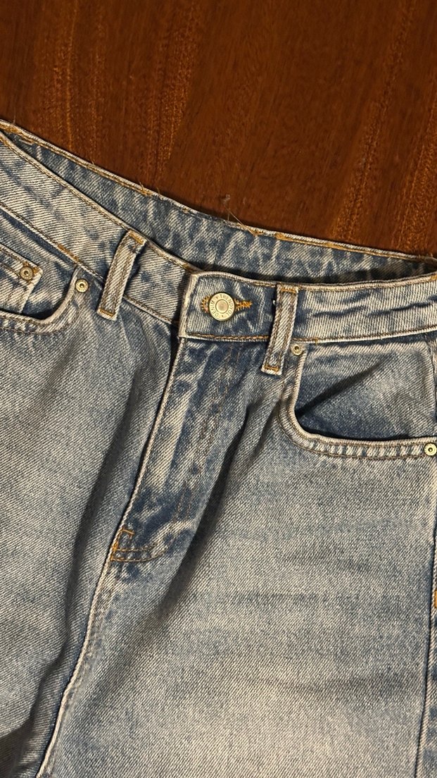 Trendyol Denim yüksek bel geniş paça jean - Görsel 2