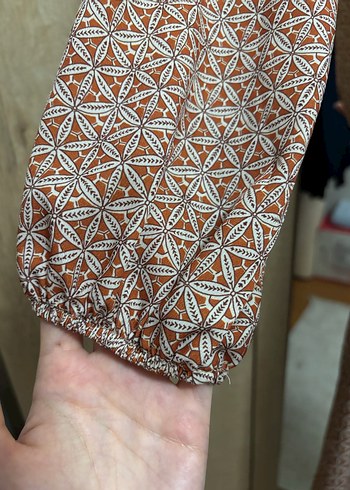 Bej Bağcıklı Bohem Kadın Midi Elbise - Görsel 5