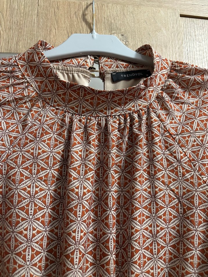 Bej Bağcıklı Bohem Kadın Midi Elbise - Görsel 4