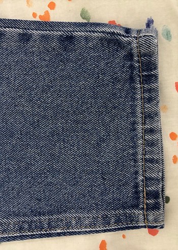 Mavi Kadın Denim Midi Boy Bol Kesim Jean - Görsel 2