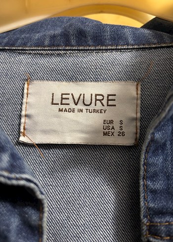 Düğmeli Mavi Kadın Kot Ceket - Görsel 3