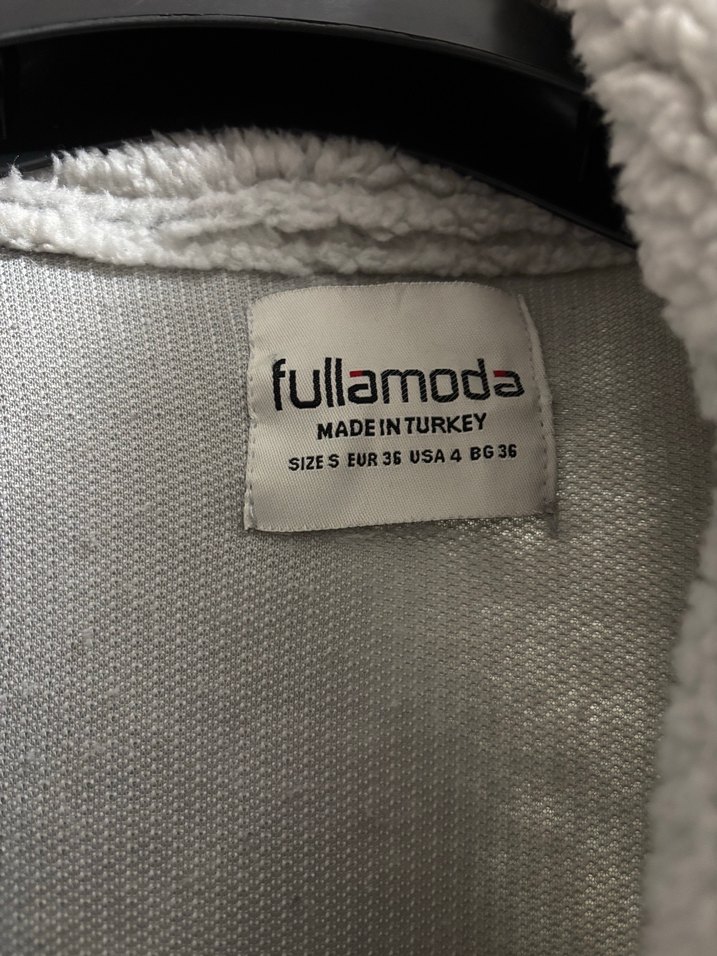 Gri Kadın Peluş Rahat Ceket - Görsel 3