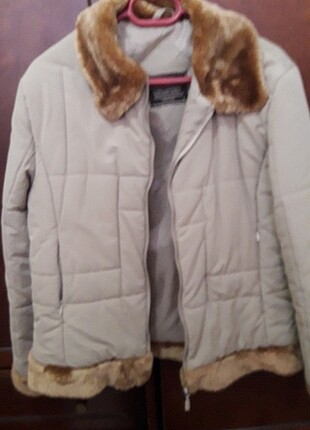 YAKA VE KOLLAR KÜRKLÜ  MONT - Görsel 4