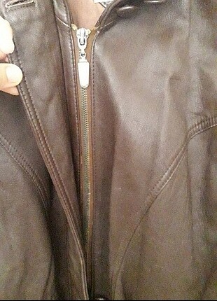 GIORGI  ARMANI DERI CEKET VİTANGE - Görsel 4