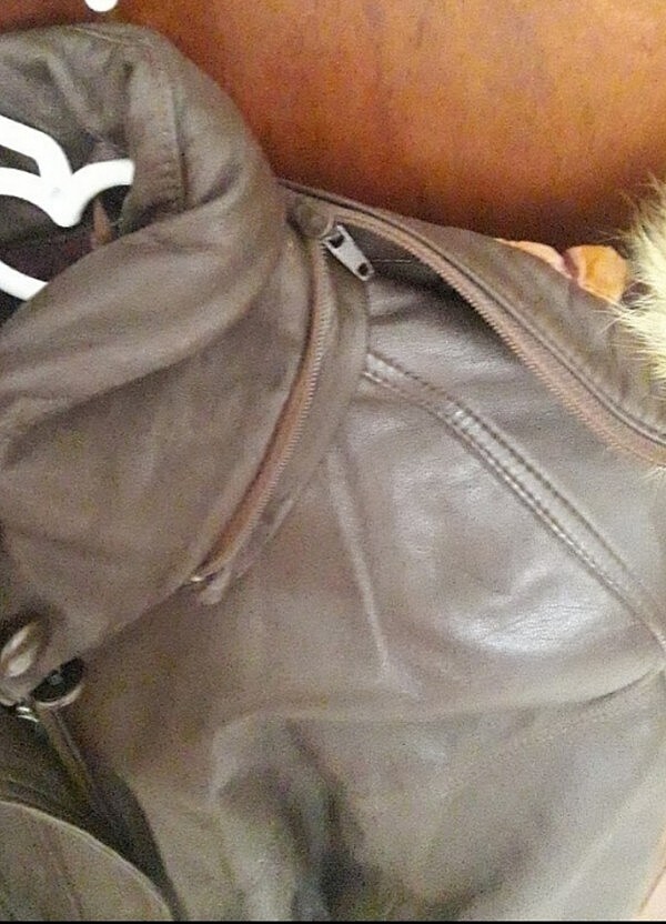 GIORGI  ARMANI DERI CEKET VİTANGE - Görsel 3