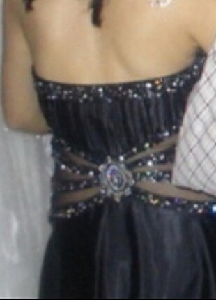 TRANSPARAN  SIYAH  GECE  KIYAFETI - Görsel 2