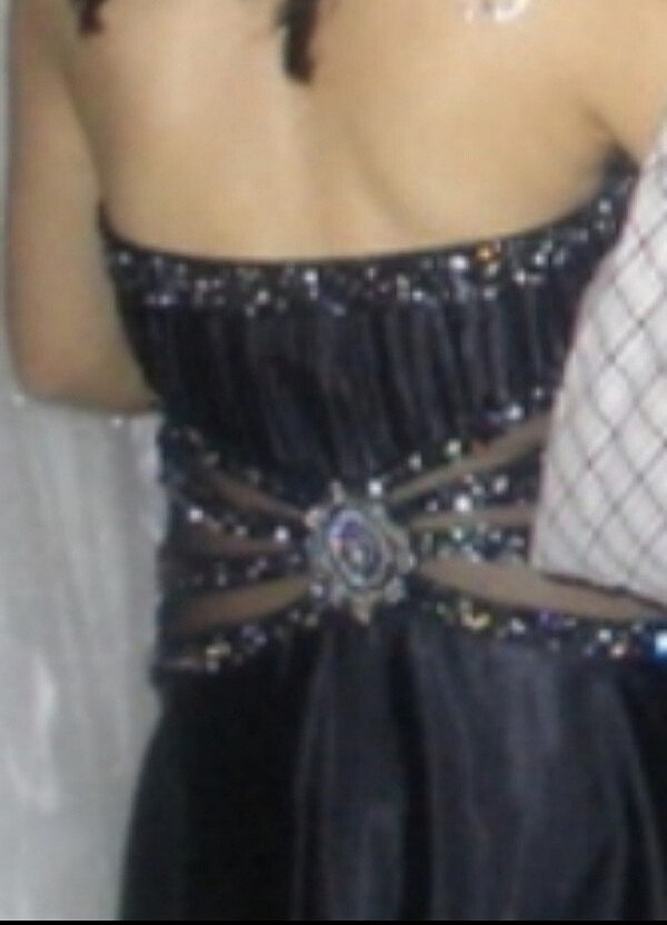 TRANSPARAN  SIYAH  GECE  KIYAFETI - Görsel 2