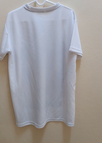 Beyaz renk önü resmi baskılı t-shirt - Görsel 4