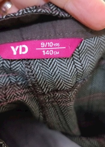 kız çocuk kahve tonları cepli kışlık şort - Görsel 9