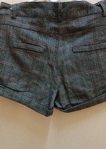 kız çocuk kahve tonları cepli kışlık şort - Görsel 7