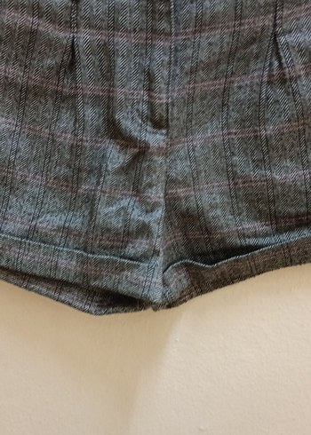 kız çocuk kahve tonları cepli kışlık şort - Görsel 2