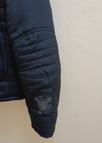 Fermuarlı Siyah Sokak Stili Kadın Mont - Görsel 3