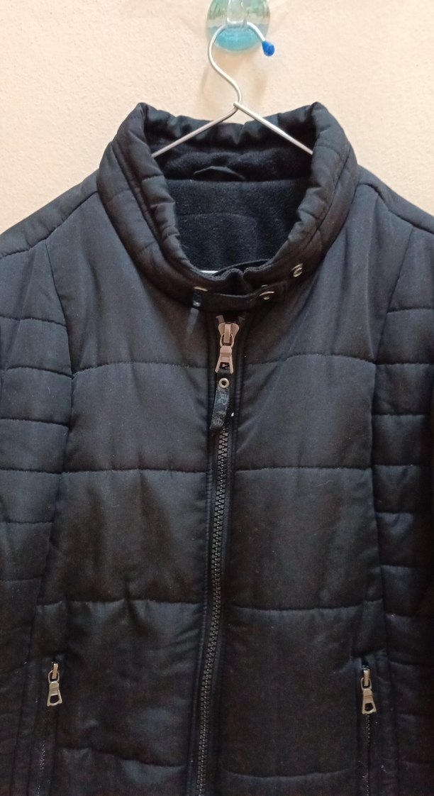 Fermuarlı Siyah Sokak Stili Kadın Mont - Görsel 5