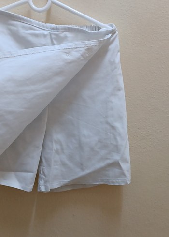 Beyaz renk şort etek - Görsel 8